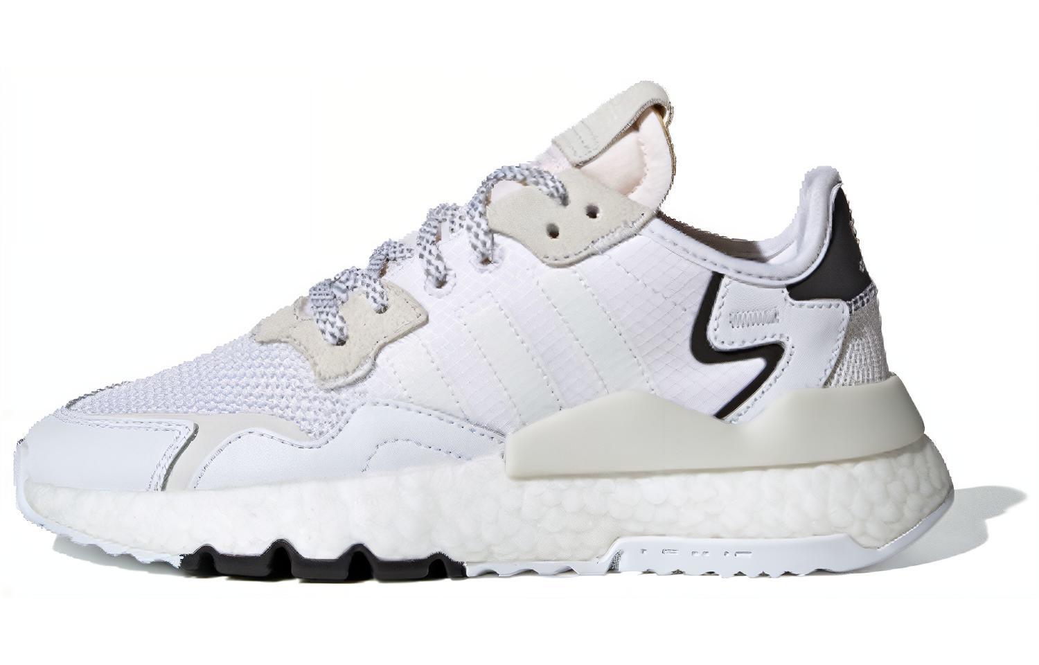 

Adidas Originals Nite Jogger Low top Sports Casual Shoes White Brown Teenagers EE6482 37
