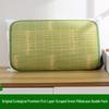 Free Shipping: Summer Bamboo Rattan Pillow Pair - Cool Green Ice Mat with Pillowcase