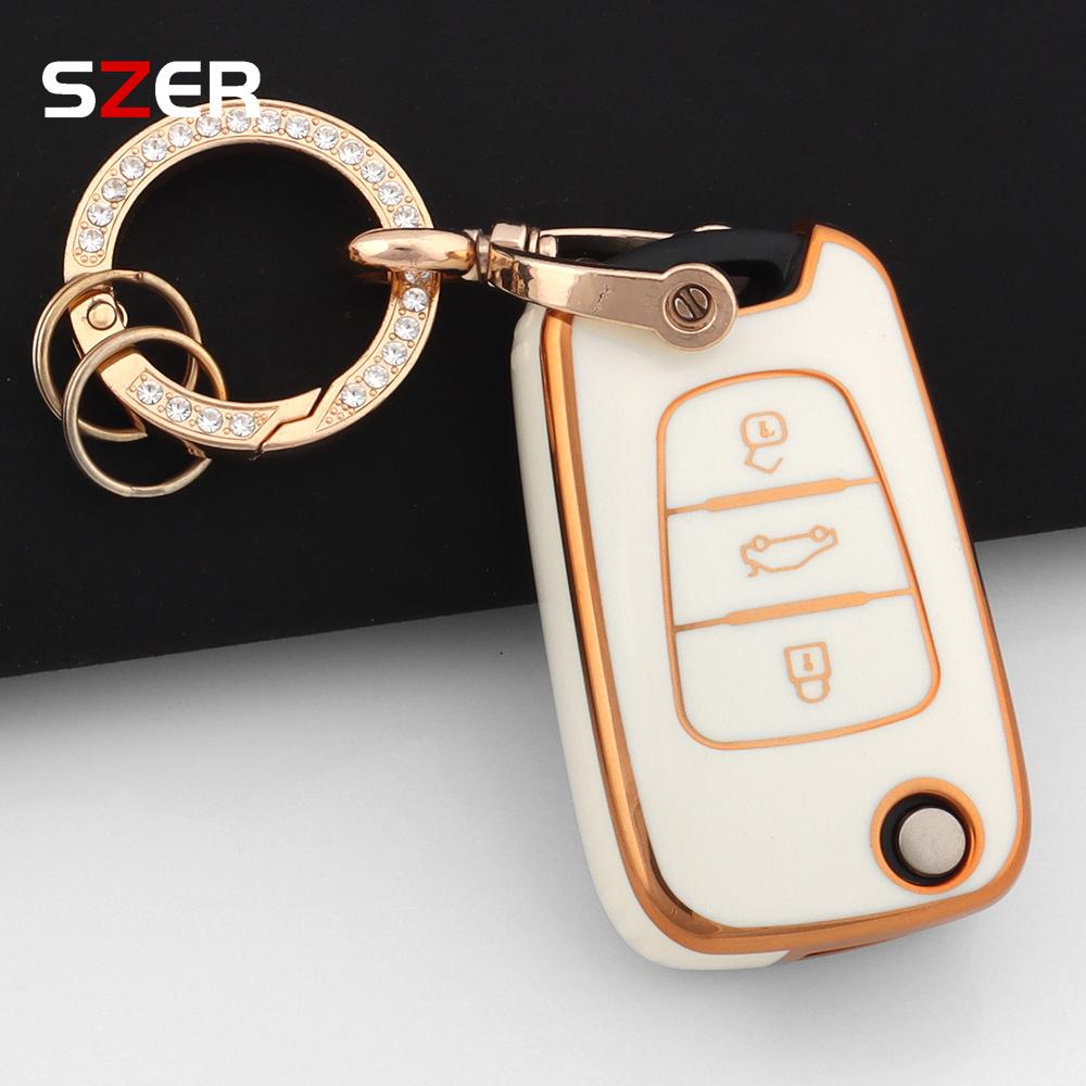 Tpu Car Key Case Cover For Hyundai I20 I30 Ix20 Ix25 Ix35 Elantra Accent For Kia Sportage Rio 3 Soul Optima Ceed Pro K5 K2 Pride