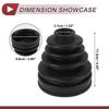 X Autohaux 1 Set CV Joint Boot Kit for Toyota 4Runner 1996-2002 Inner Constant Velocity Joint Boot W/ Clamps No.0443835040