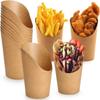 50PCS Thickened Egg Waffle Paper Cup Water Proof Take-out Snack Boxes  Kitchen Use