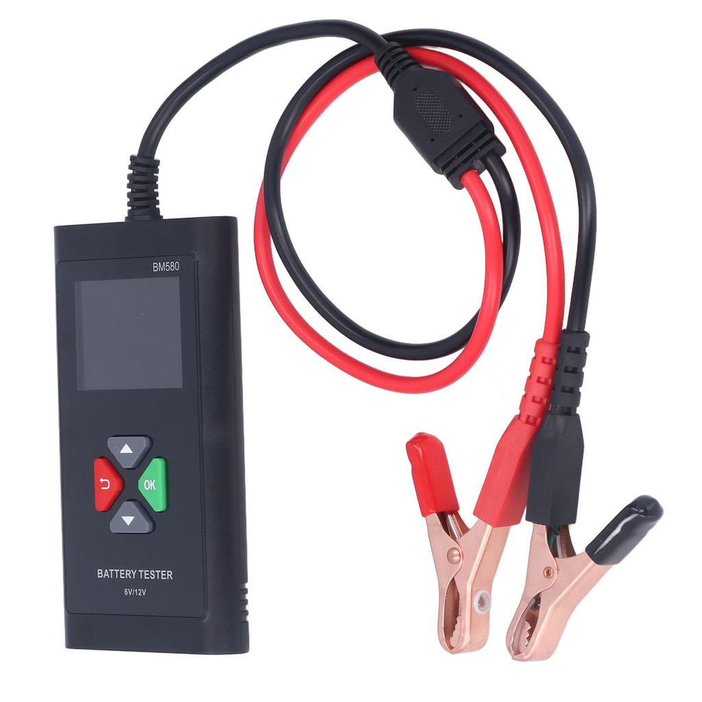 Battery Tester Portable 6V 12V Industrial Automobile Battery Analyzer with 2.4in TFT Color Screen