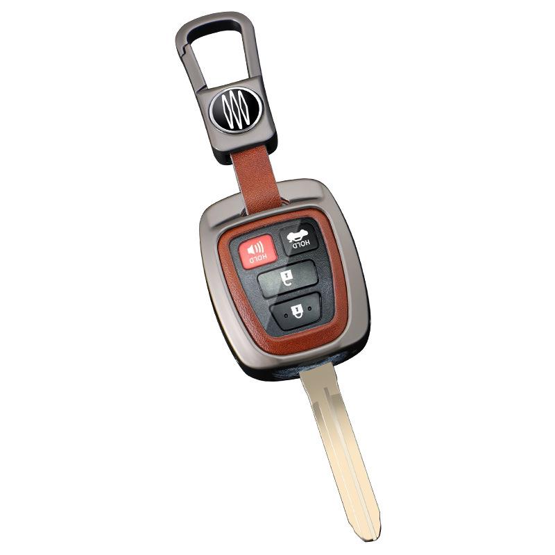 Key Cover Shell for Toyota FJ Cruiser, RAV4, Prado, and Land Cruiser