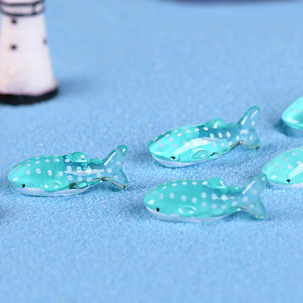 Figurky 5 ks Mikro zahradní krajina DIY Domácí dekorace Žralok Mechové ozdoby Bonsai Stolní dekor