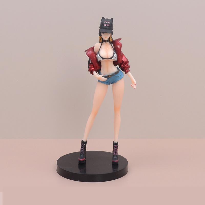 Figura sexy de ONE PIECE, ropa de moda, figura de Nico Robin, Boa, Hancock, Nami, ropa sexy, 19 cm de altura, 3 estilos, chica de anime