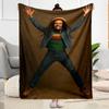 Bob Marley Reggae Legend Blanket Soft Warm Cozy Perfect For Seaside Bed Livingroom For All Seasons Playful Design