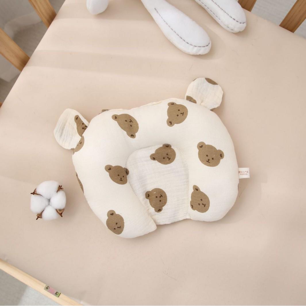 

Pure Cotton U-Shaped Baby Pillow: Anti-Plagiocephaly, Sweat-Absorbent, Washable, Anti-Startle