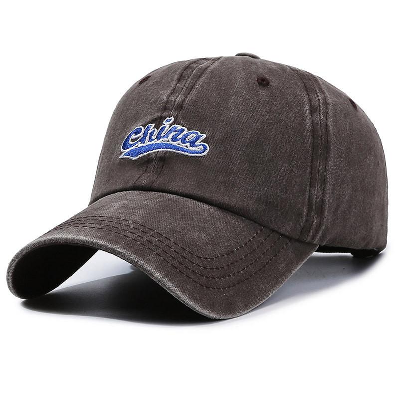 China Embroidery Letter Baseball Hat Outdoor Sun Protection Breathable Gift Cap