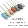 1pc Dental Rubber Silicone Polisher Nail Drill Bit Dental Silicon Rubber Burs Drill Accessories Foot Polishing Tools