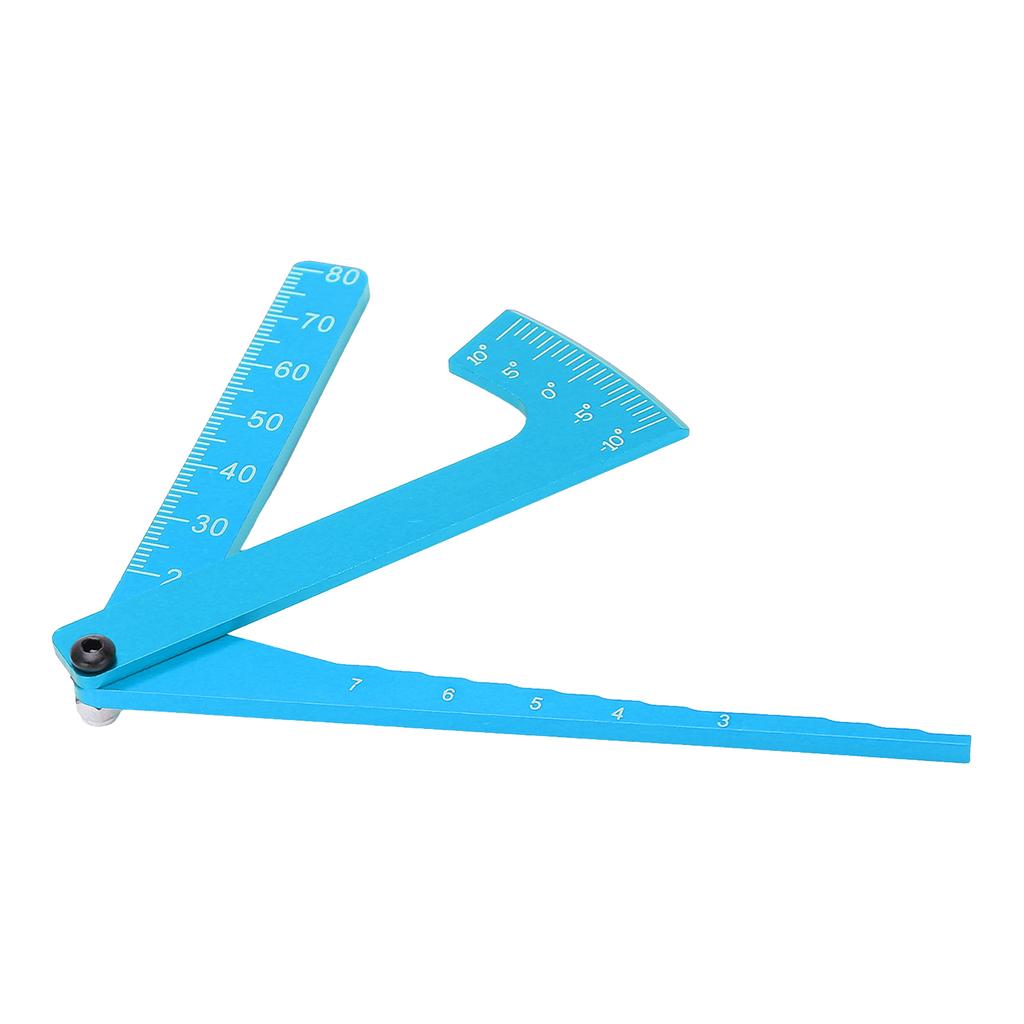RC Adjustable Aluminium Measure Caliper Wheel Height Rim Camber Angle Ruler Tool UniversalBlue
