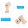 10/20/40pcs Wooden Empty Spools Unfinished Wood Sewing Thread Spool Natural Wire Weaving Bobbins for Crafts Embroidery Tools DIY