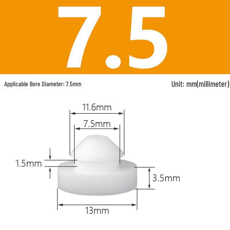 High-Temp Resistant Silicone Rubber Stopper with Card Slot Sealing Cap