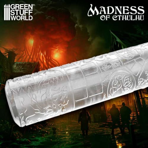 Green Stuff World Rolling Pin, Cthulhu Madness, 145mm Long, 25mm Diameter, Hobby Tool, GSW-1604