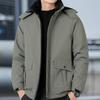 Fashionable and versatile Men's Thickened Warm Winter Jacket - Wrinkle Resistant Lightweight Soft and Cozy Long Sleeve Down Jacket