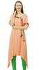 Phagun Angrakha Style Rayon Womens Tunic Kurta Pom-Pom Designer Kurti Top Indian