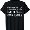 Positive Christian Quotes Galileo Maths God Universe T-Shirt