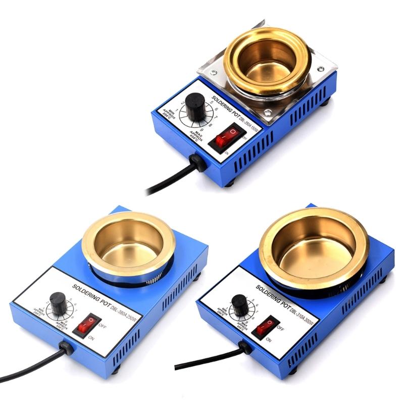 High Temperature Resistant 150W Melting Furnace Stove Tin Pots Tool for Electronics Safe & Efficient Soldering 200-450℃