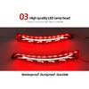2Pcs LED Rear Fog Lamp Bumper Light For Volkswagen Sagitar 2015 2016 2017 2018 Turn Tail Stop Brake Lamp Reflector lights