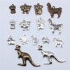 20pcs Australia Series Charms Koala Bear Kangaroo Alpaca Sheep Charms For Bracelet Making Keychain Making Necklace Making