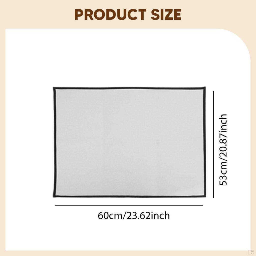 Fire Mat Fireproof Heat Insulated Under Grill Pad Fireplace Protector for Tabletop Outdoor