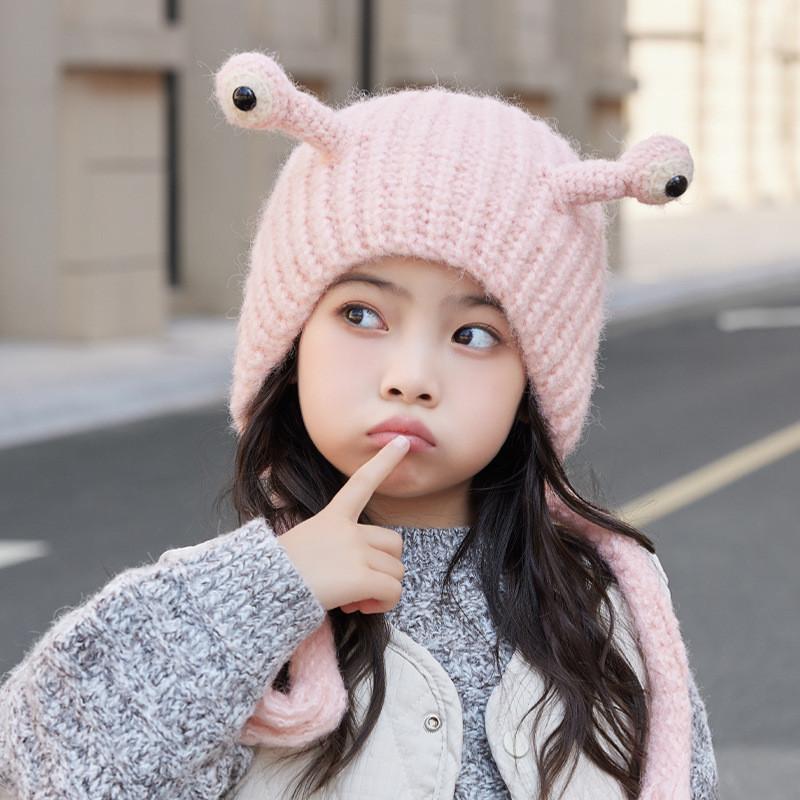 Childrens Knitted Hat For Winter With Warmth And Windproof Protection For Kids Outdoor Play