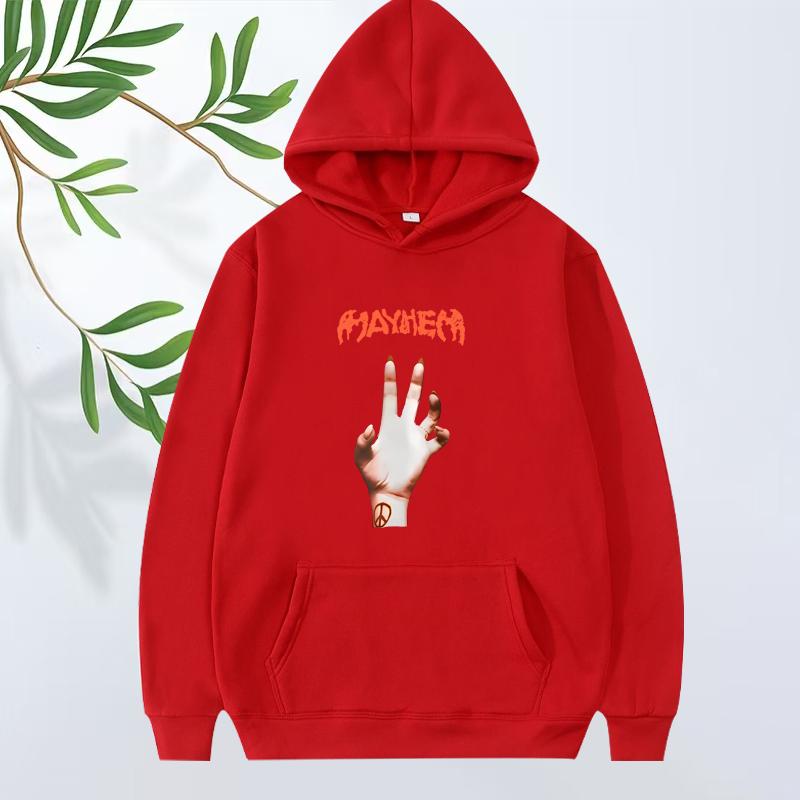 Lady Gaga Mayhem New Album Graphics Hoodie Men Women Y2K Vintage Long Sleeve Sweatshirt With Print Oversizhoodie Unisex