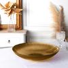 Dore Schüssel 30cm GOLD schimmerndes GLAS Glamour