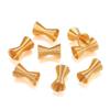 30pcs/lot 7*12mm Metal Spring Beads Caps Funnel Shape Spacer End Caps Cconnector Stoppers For DIY Jewelry Makings Accessories