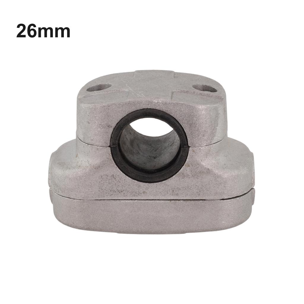 Aluminum Handle Bracket Clamp 26mm 28mm Compatible With Grass Trimmer Brush Cutter Lawn Mower Replacement Bracket Part