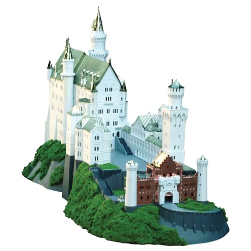 Doyusha 1/220 Scale Western Castle Neuschwanstein Castle Gold Plastic Model NSG Molding Color
