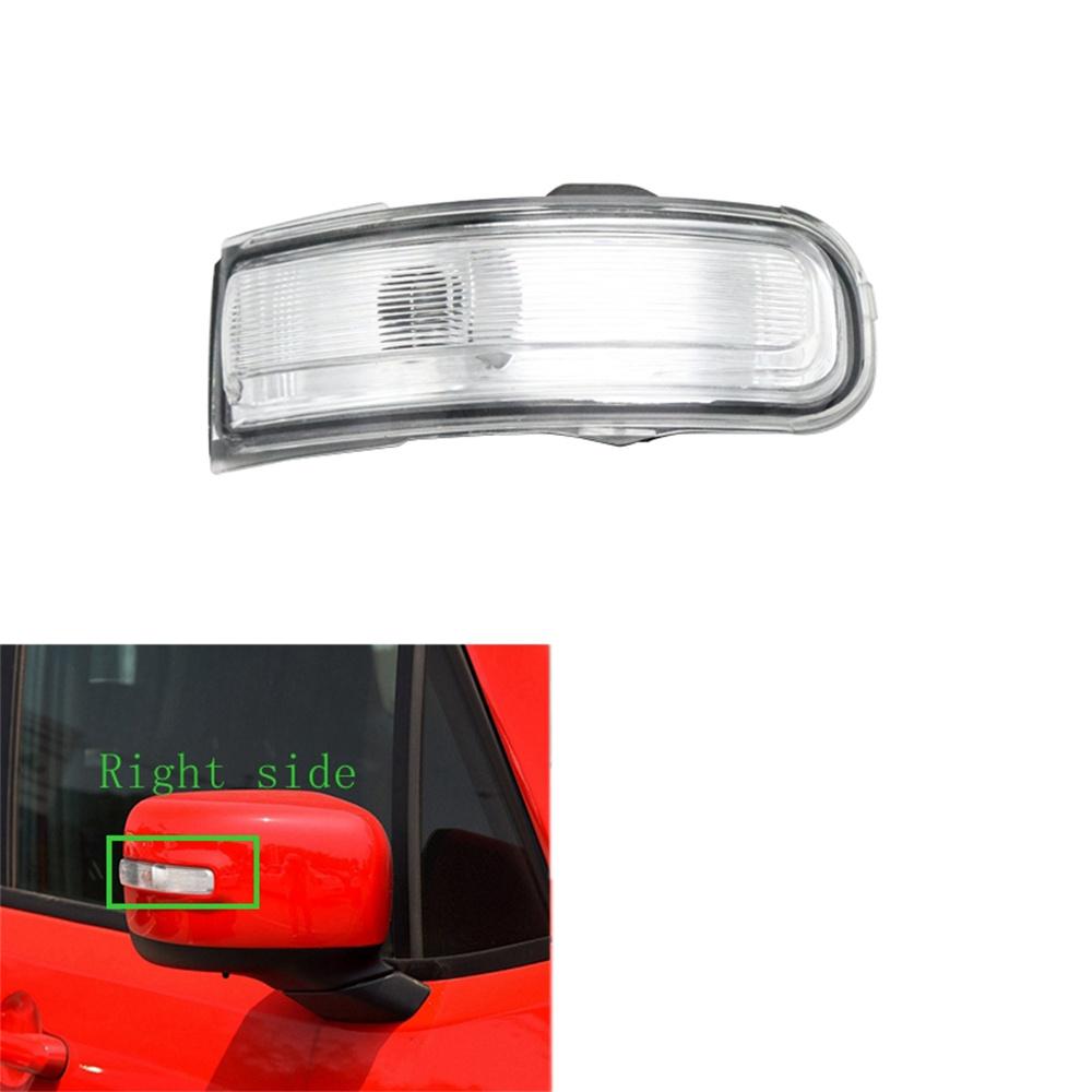 Right Side Mirror Indicator Turn Signal Light Cover For 2016-2021 Jeep Renegade