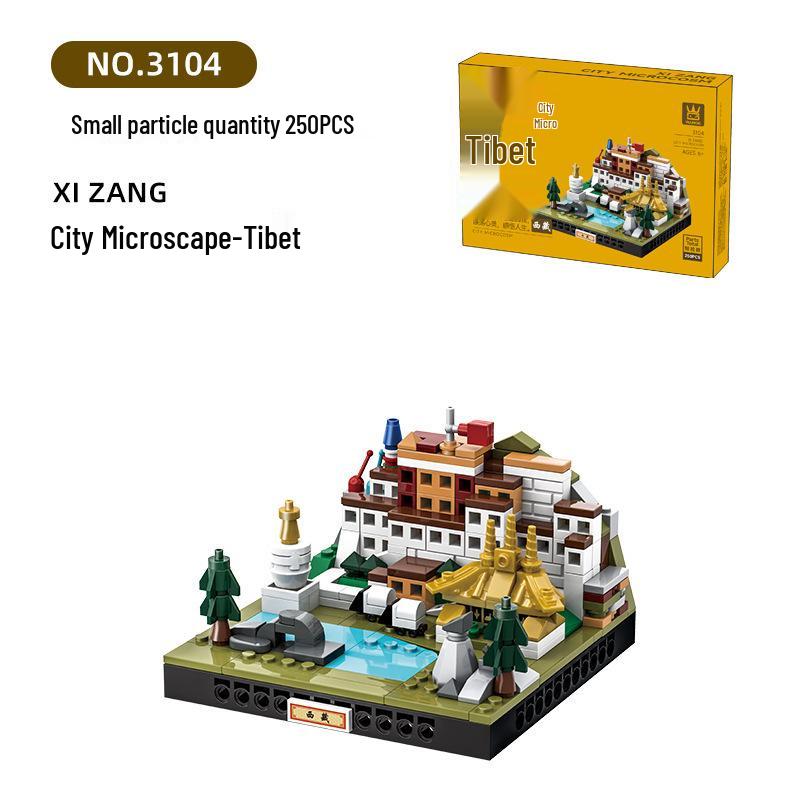 

Wange Educational Building Blocks for Kids Ages 6-12 - Chinese City Postcard Series