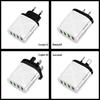 4-Port USB Fast Charger 5V/9V/12V QC3.0, European/American/British/Australian Standards, New Model