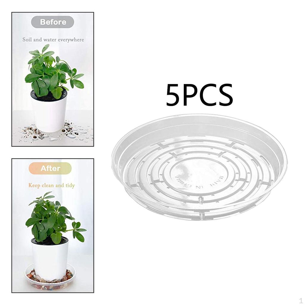 Plant Trays Lawn Courtyard Home Decor Balcony Round Windowsill Saucers 12inch
