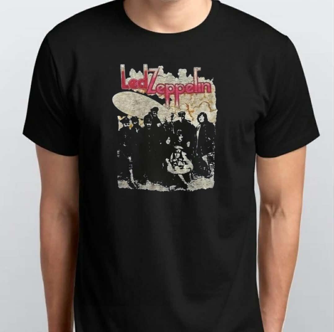 Led Zeppelin Unisex T-SHIRT S M L XL XXL 3 4 XL Black White 4XL