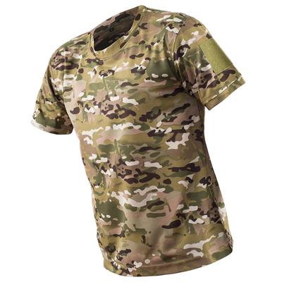 Μπλουζάκι Mege Men Tactical Camouflage που στεγνώνει γρήγορα Στρατιωτικό Μάχης Στρατού Camo κοντομάνικο μπλουζάκι κυνηγιού