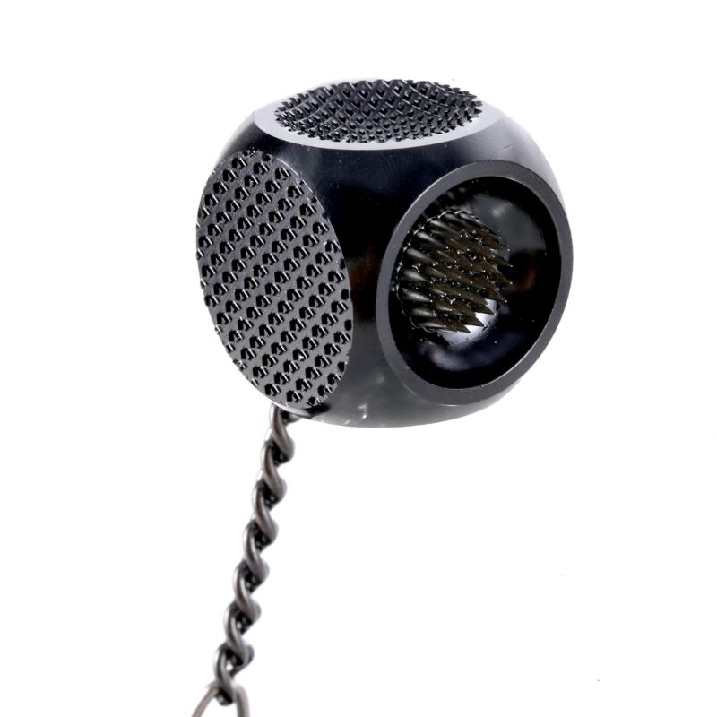 2 in 1 Chalk Cover Cue Tip Pricker Pool Cue Chalk Holder Chalk Case Dices Shape Billiard Pool Cue Tip Pricker Enduring