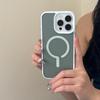 Skin-friendly simple matte case, suitable for iPhone16Pro max mobile phone case, Apple 17 question mark magnetic case 14/15.