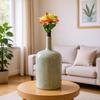 Vase en céramique à col fin, vase en porcelaine cuite au four, accessoires de décoration pour la maison