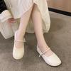 Summer Round Toe Ladies Footwear Mary Jane Women's Flat Shoes 2025 Low Price Comfortable Fashion Elegant Dress Shoe Wholesale