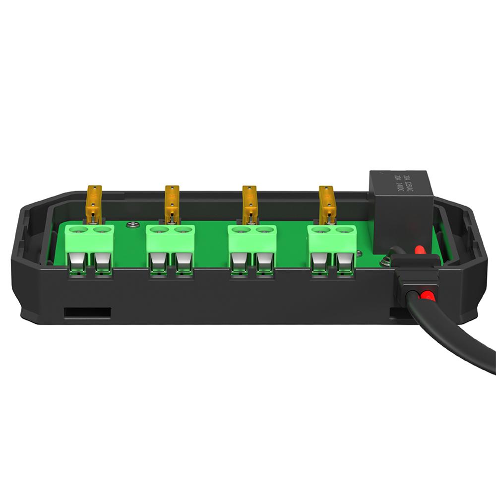 1x 12V LED Indicator Light Universal Morcycle Fuse Holder Box Battery Protection