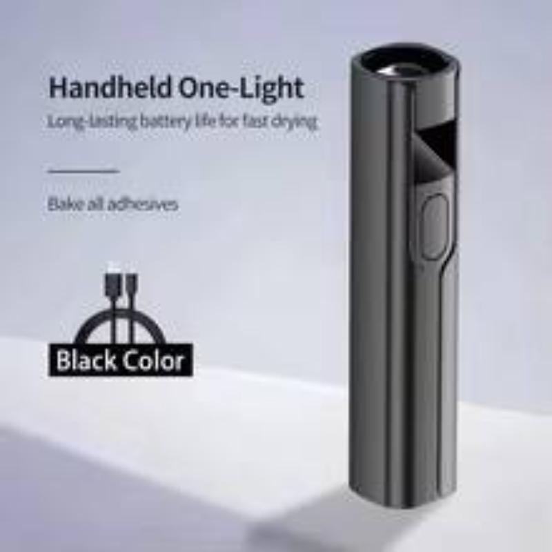 Rechargeable Mini Uv Led Nail Lamp With Smart Display Portable Fast-Drying Nail Dryer Stand For Manicure Removable Desk Uv Light