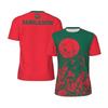 Grafica Bandiera Bangladesh Maglia da Calcio Uomo Moda Emblema Nazionale Stampa 3D Maglietta Sportiva Casual Oversize Traspirante