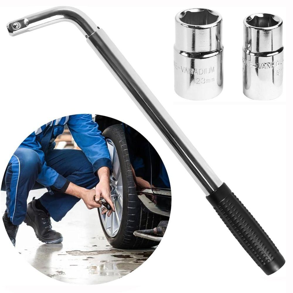 With Sockets Lug Wrench Spanner 21/23mm Car Repair Tools Spanner Lug Wheel Wrench  Car Repair