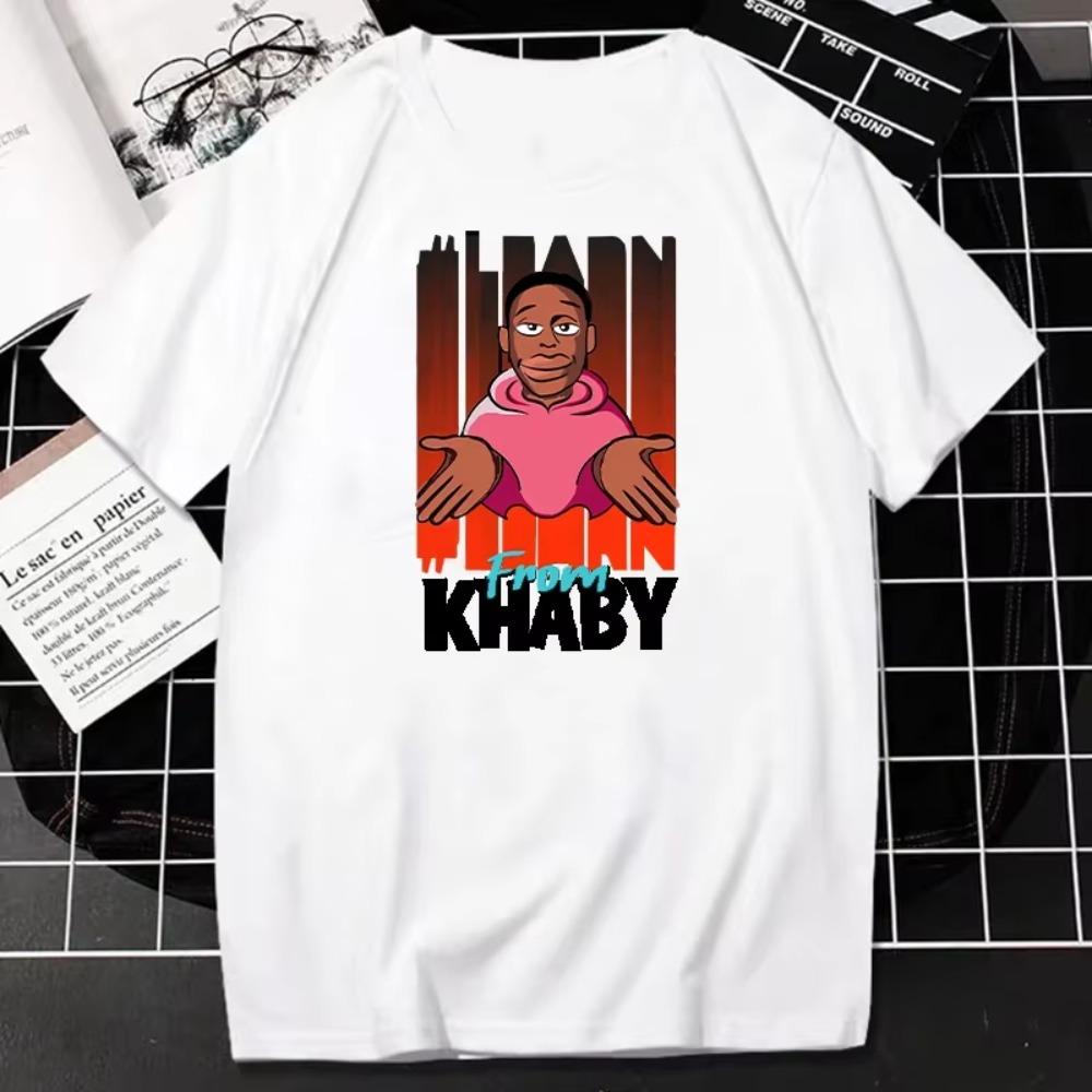 Life Is Simple Khaby Lame TShirt Funn Cartoon Graphic Tops Women Men Fashion Streetwear Aesthetic Unique Hipster Tee Ropa Hombre