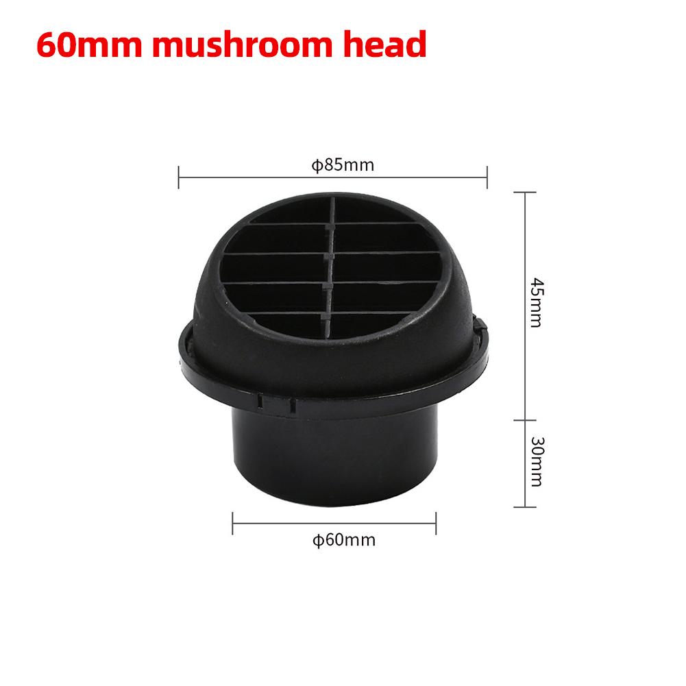 42/60/75/90mm Parking Diesel Heater Air Circulation Valves Auto Heater Ducting Warm Air Vent For Eberspacher Webasto