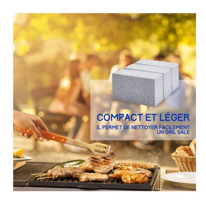 Bloc de nettoyage en pierre ponce - 6 pièces - Réutilisable - Sans produits chimiques - 3,9x2,7x1,6 pouces