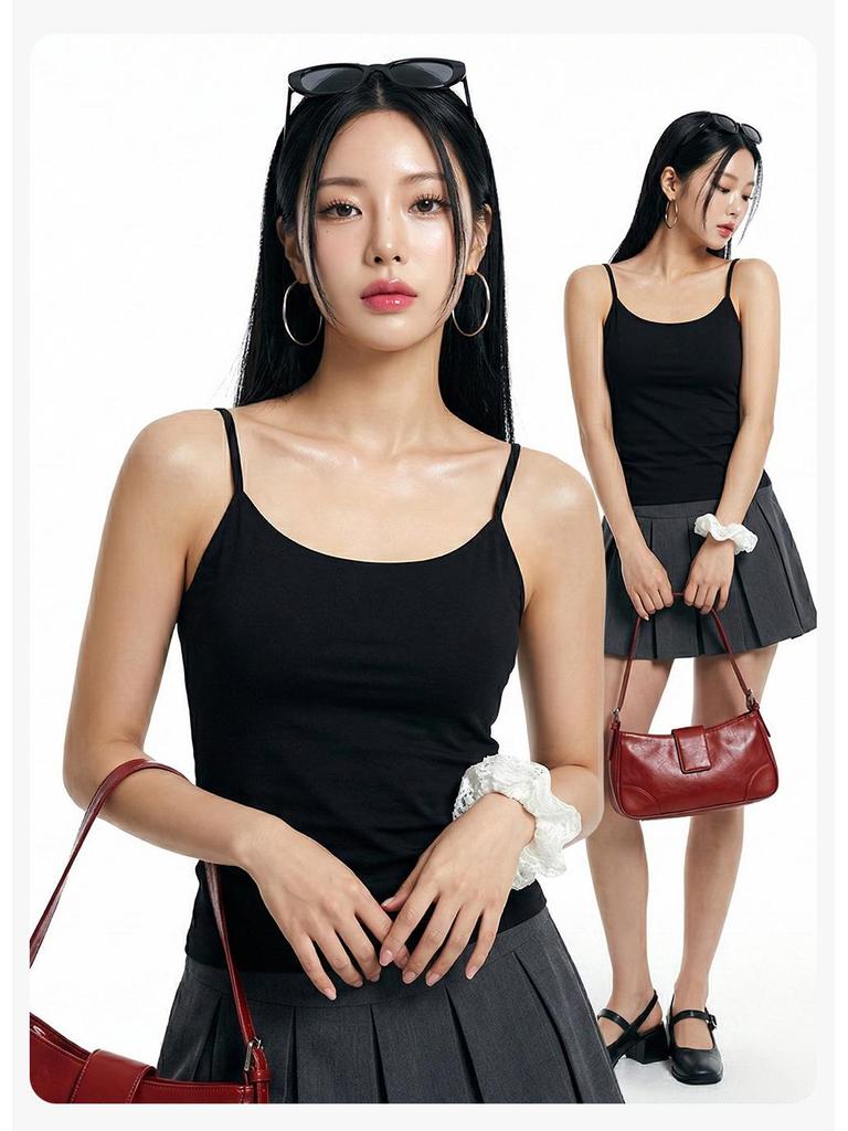Women's Seamless U-Neck Camisole Bra: Autumn-Winter Integrated, Beautiful Back Design