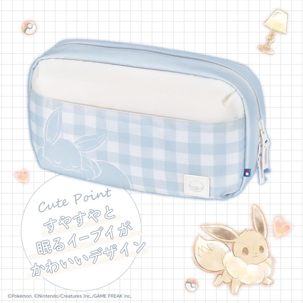 Licensed Reversible Storage Bag for Nintendo 2 with both Switch and Switch [Nintendo Product] Switch™ (Fluffy Eevee) [Compatible 2]