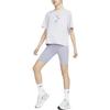 Nike Spor Giyim Temel Düz Dar Kesim Egzersiz Şortu Kadın şortu Sis-Gri-Mavi CZ8527-519